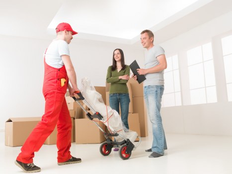 Items grouped for a storage quotation and collection