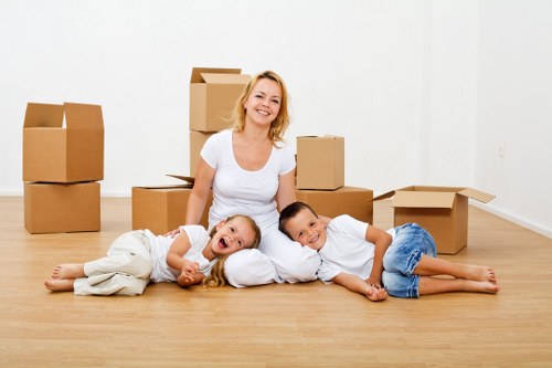 Happy clients with their successful move in Bromley
